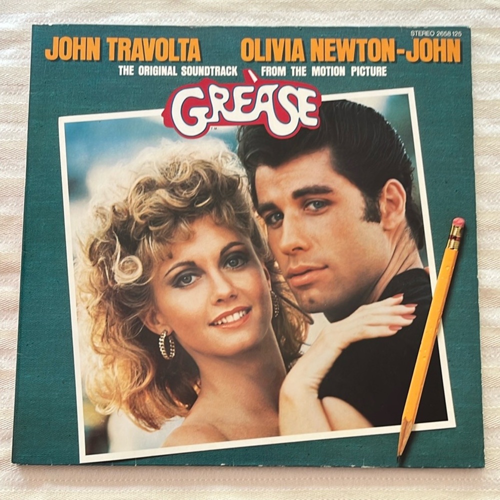 Grease Record Original Movie Soundtrack Double LP Album Vinyl RS-2-4002 autograp